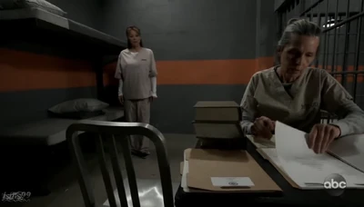 Alexis Davis meets cellmate Maggie at Pentonville Penitentiary (2021)