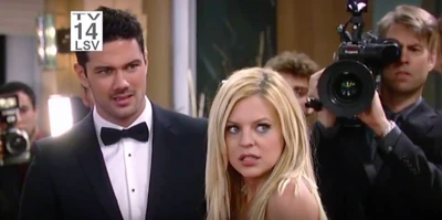 Nathan and Maxie on the red carpet