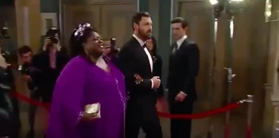 Epiphany and Anton arrive on the red carpet