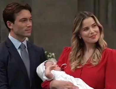 Michael and Sasha at Daisy's Christening (2025)