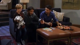 Rocco with his dad and uncle Nathan on Thanksgiving