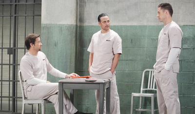 Franco and Sonny with Julian Jerome in Pentonville Penitentiary (2015)