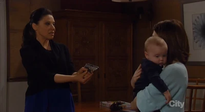 Rocco with his aunt Liz