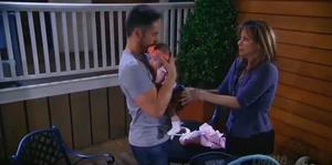 With granddaughter Scout