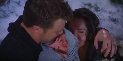 Scout with her parents