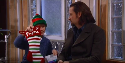 Jake gives Franco his present