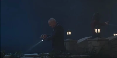 Robert Scorpio and Anna Devane on the bridge on Cassadine Island