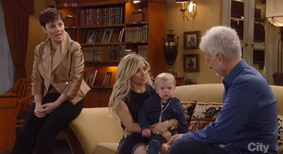 Rocco with his mom, Lulu, Luke and Tracy