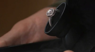 Brook Lynn's engagement ring from Chase (2023)