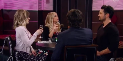 Dante and Lulu with Nathan and Maxie on Valentines Day