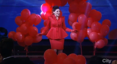 Popping red balloons