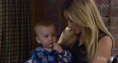 Rocco and his mom at Kelly's