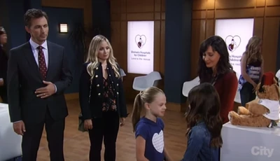 Charlotte and her parents support her friend Bailey Caldwell (2017)