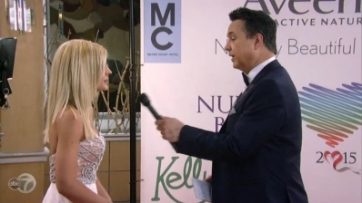 Maxie is interviewed