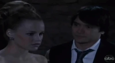 Dante and Lulu at Spinelli and Maxie's non-wedding reception (2009)