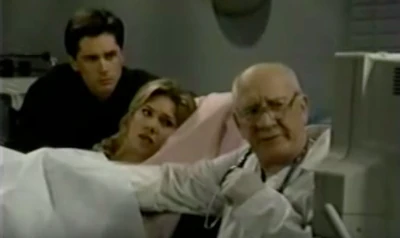 Carly and A.J. during an ultrasound