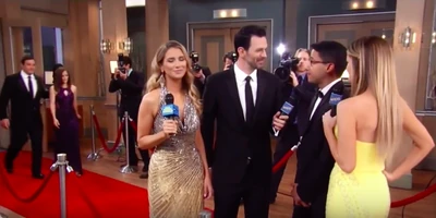 Nikolas and Hayden arrive on the red carpet