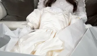 Heirloom wedding gown (1945/1995/2024)