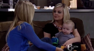 Rocco with his mom and aunt Maxie