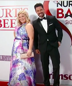 Amy and Nathan on the red carpet