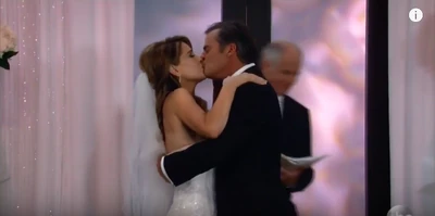 "You may now kiss the bride"