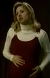 Carly during her pregnancy