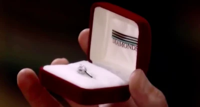 Elizabeth's engagement ring from Drew (2015)