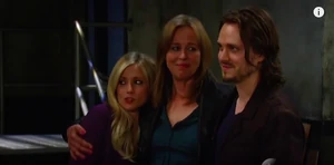 Laura with her children, Lucky and Lulu