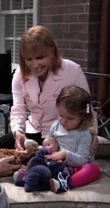 2 years old Scout with her grandma, Monica (2019)