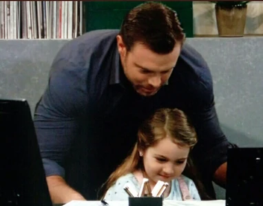 Scout with her father Drew (2019)
