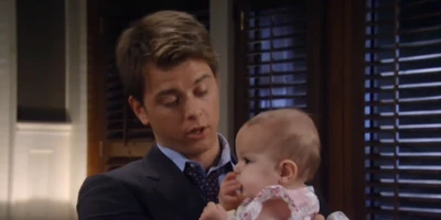 Siblings Avery and Michael (Michael says goodbye)