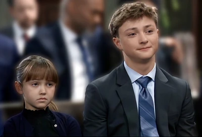 Scout and Danny at their mother's funeral (2024)