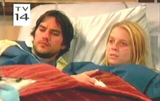 Spencer's parents, Nikolas and Courtney in the hospital during her pregnancy