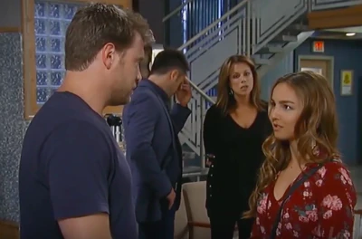 Kristina and Jason (offering to take Scout home)