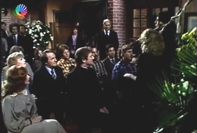 Original co-owner Paddy Kelly's funeral at the diner (1980)