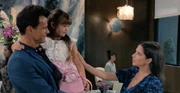 W/her parents