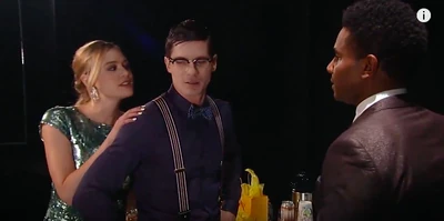 Kiki surprises Dillon before their number