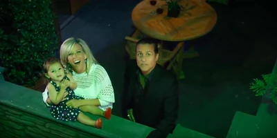 Fourth of July with her dad and stepmom