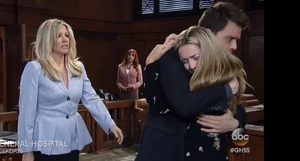 Bobbie, Carly, Michael, and Josslyn in court (2018)