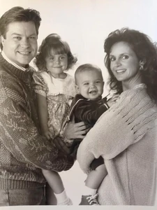 Tony and Bobbie with children, B.J. and Lucas