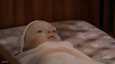 Baby Daisy in her crib (2025)