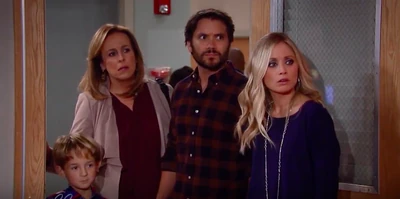 Rocco with his parents and grandma Laura