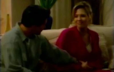 Carly puts A.J.'s hand on her stomach