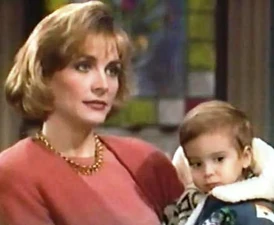 Mother and son, Cheryl and Lucas (1990)