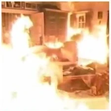 A fire destroys the orphanage (1996)