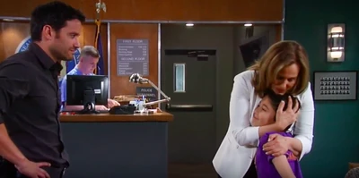 Spencer with his grandmother and uncle Dante