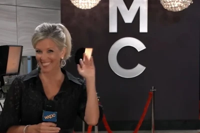 Location hostess, Carly Spencer, at the Metro Court for the Ball (2020)