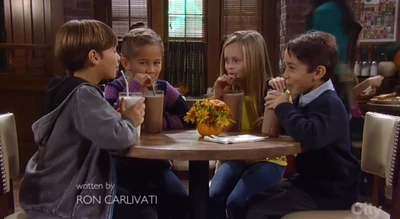 Spencer gets milkshakes with Emma, Joss and Cameron