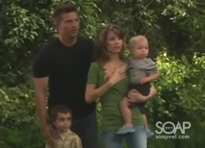 Jake with his parents and brother, Cameron