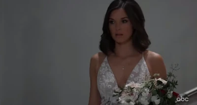 Willow prepares to walk down the aisle